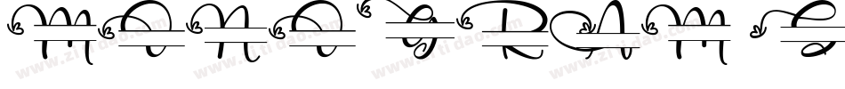 MONOGRAM S字体转换